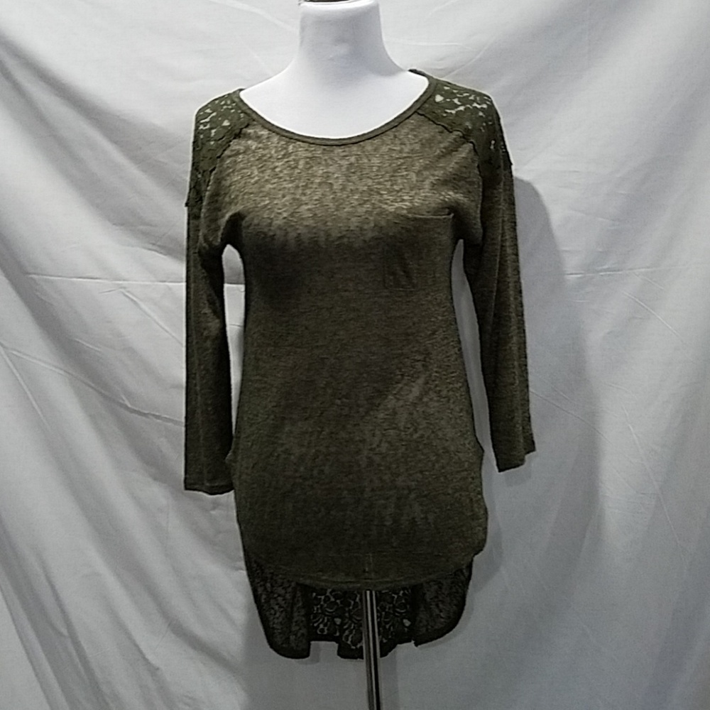 Long sleeve high/low top - Picture 1 of 6